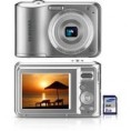 Câmera Digital 12.2 megapixels,Samsung ES28 Prata Alimentação: 2 pilhas AA   Garantia: 90 dias 